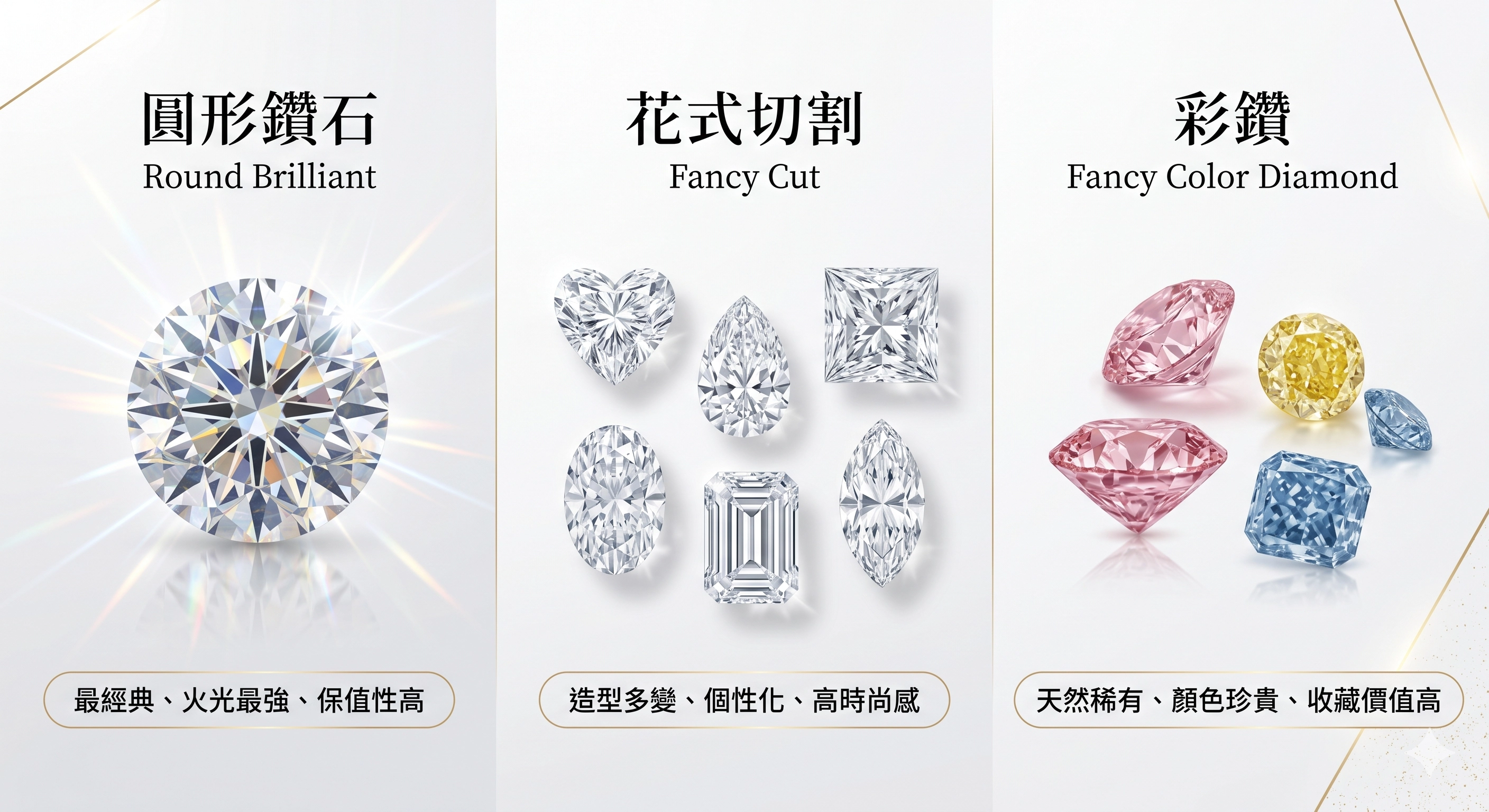 珠寶典當會根據成色與切工去做鑑定