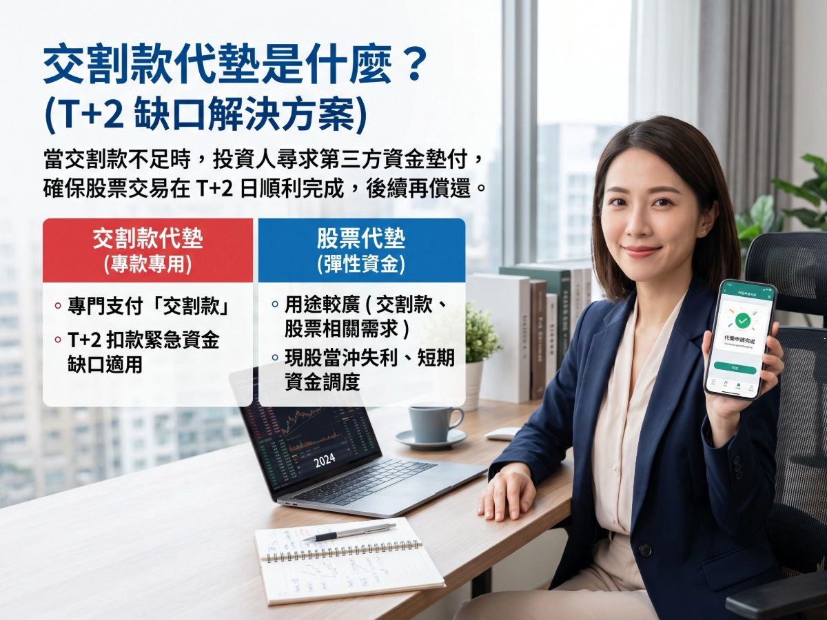 交割款付不出來怎麼辦?交割款代墊一次看懂