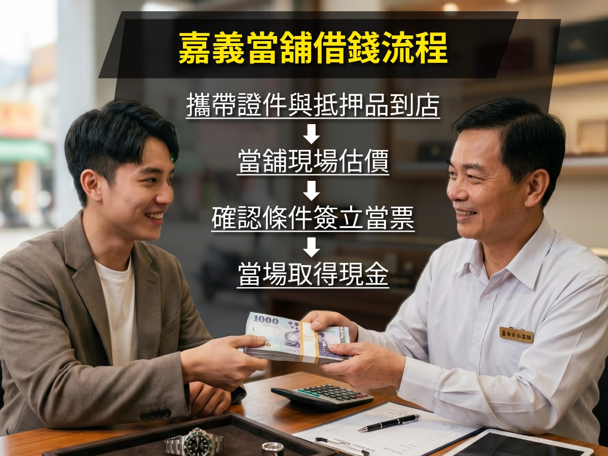 嘉義當舖借錢流程