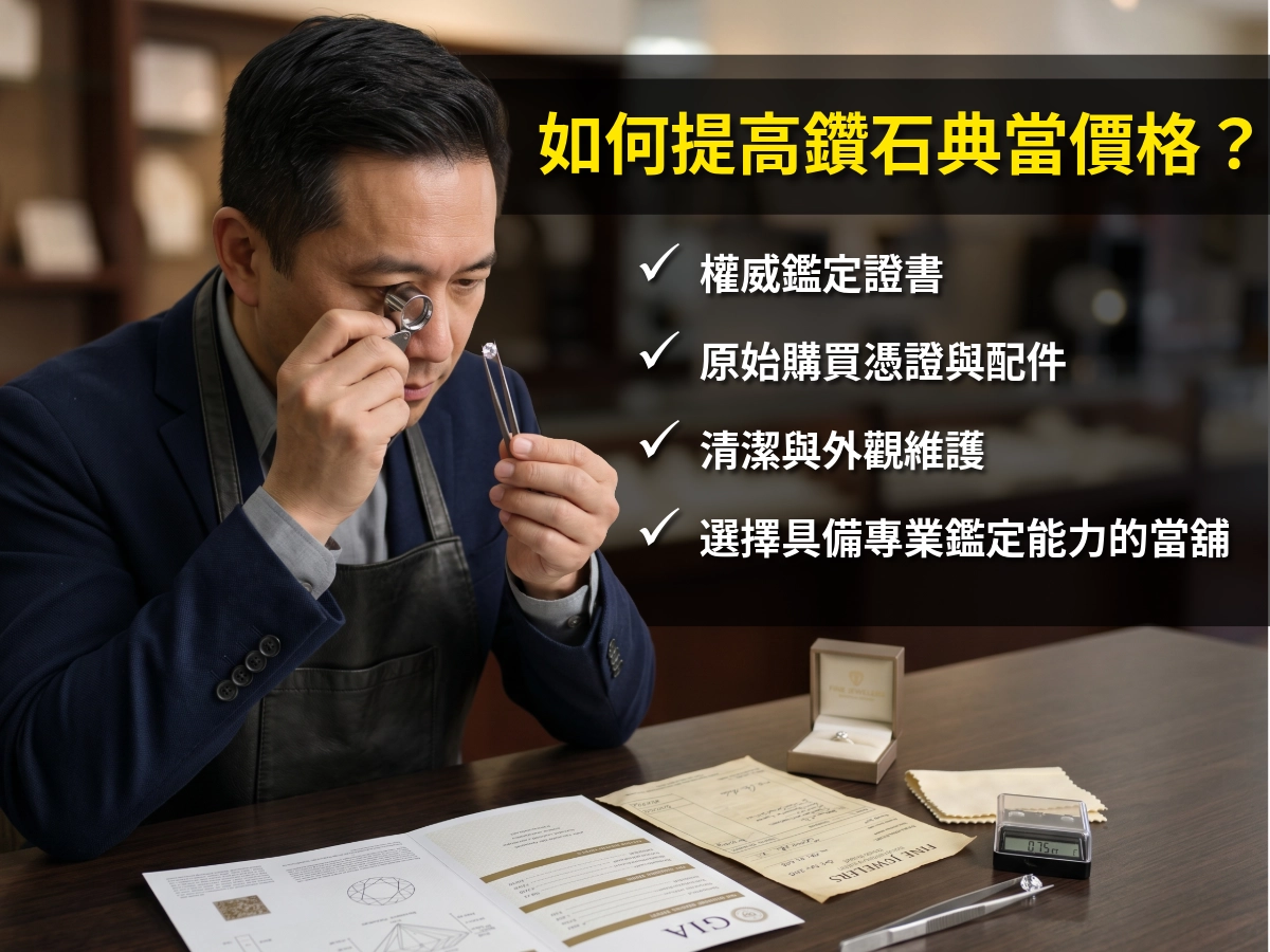 如何提高鑽石典當價格