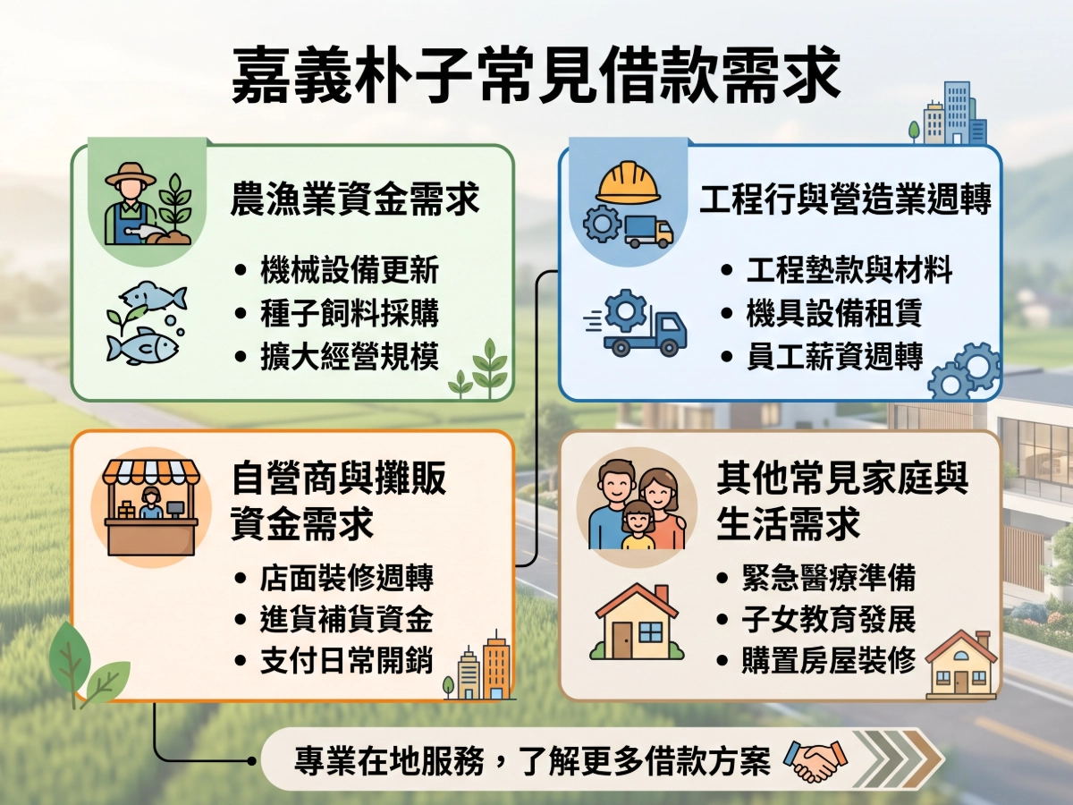 朴子常見借款需求有哪些