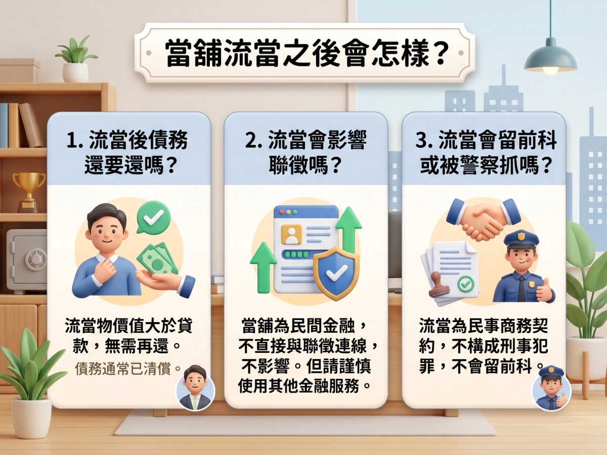 當舖流當之後會怎樣