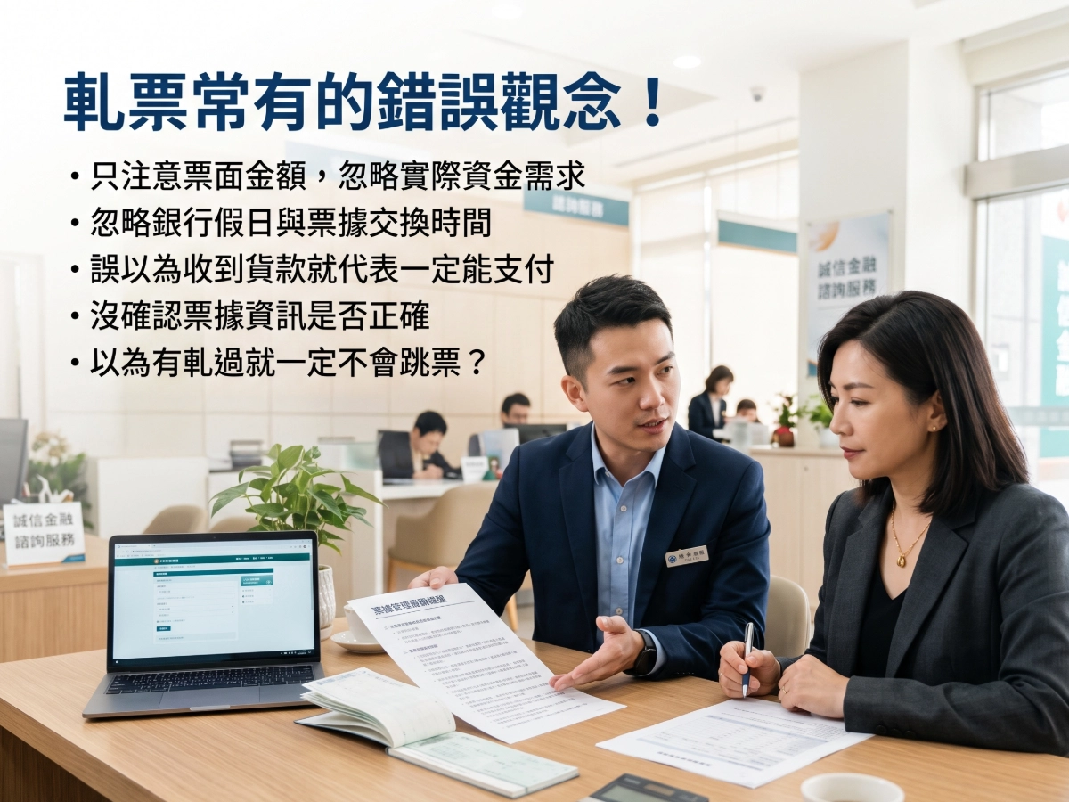 軋票常有的錯誤觀念