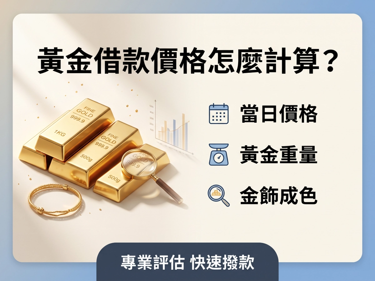 黃金借款價格怎麼計算